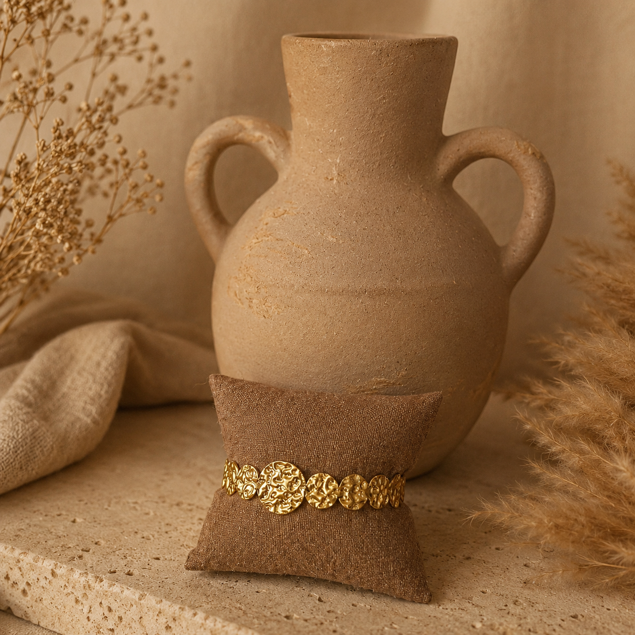 Madagascar Hammered Bangle