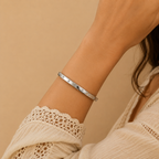 Claire Silver Bangle