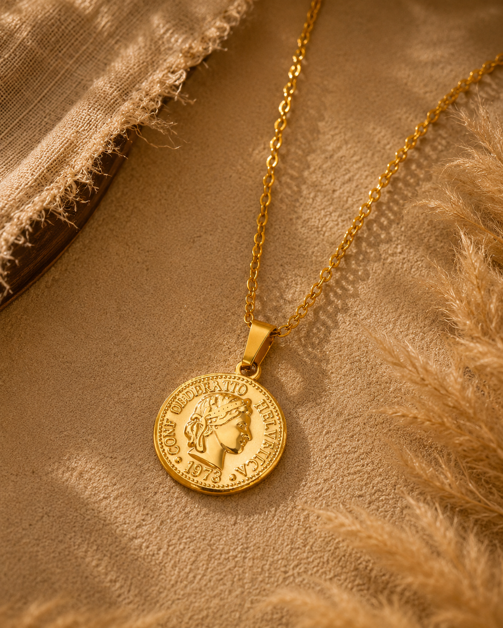 Roman Coin Necklace