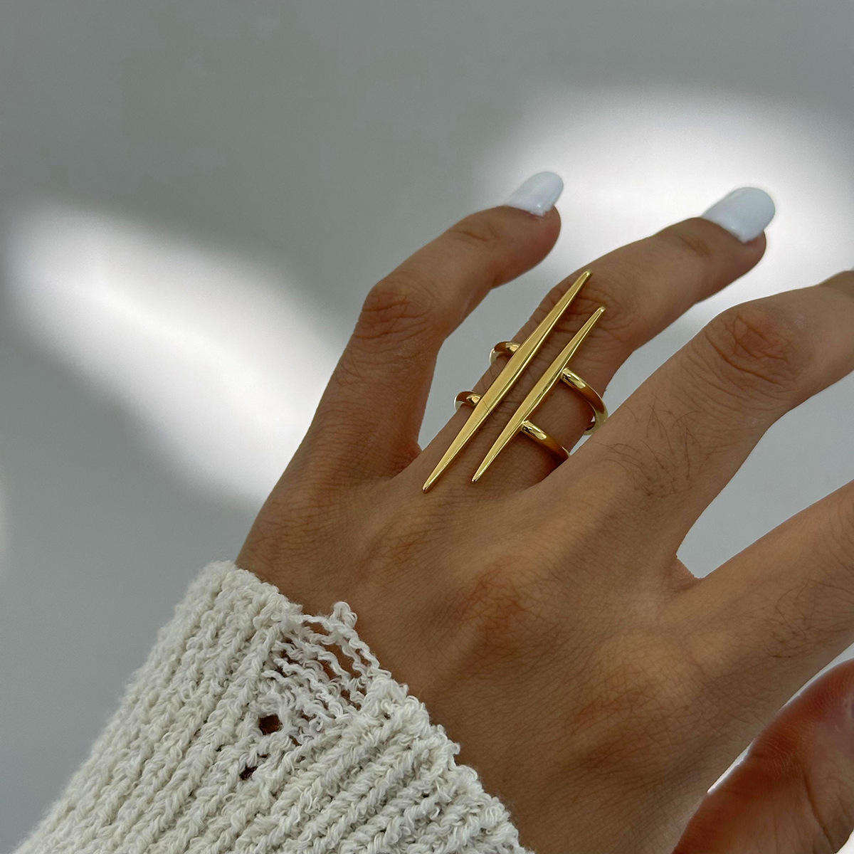 Spike Adjustable Ring
