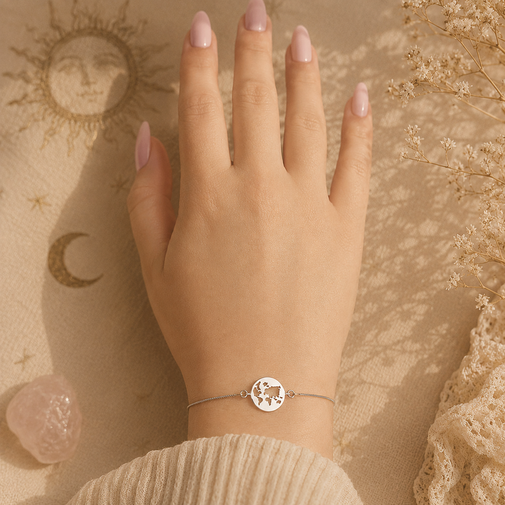 Travel The World Adjustable Bracelet