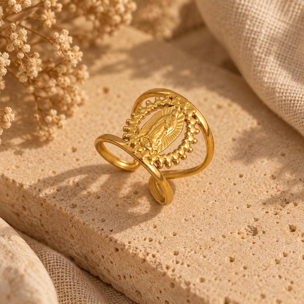 Virgin Mary Adjustable Ring
